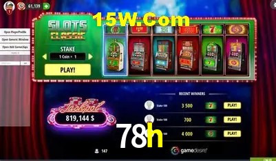 Sinta a adrenalina dos jogos de cassino com 78h
